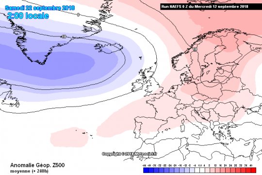 #Prévisions et analyse pour les deux prochaines semaines (#Météo - #Automne)