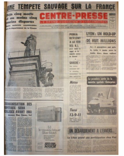 1er et 2 décembre 1976 : tempête sur l’ouest de la France et tornade quasi certaine en Saintonge